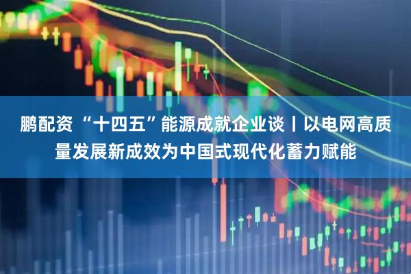 鹏配资 “十四五”能源成就企业谈丨以电网高质量发展新成效为中国式现代化蓄力赋能