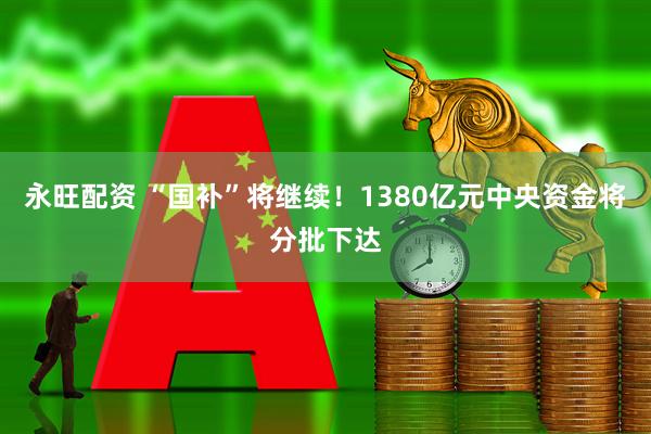 永旺配资 “国补”将继续！1380亿元中央资金将分批下达
