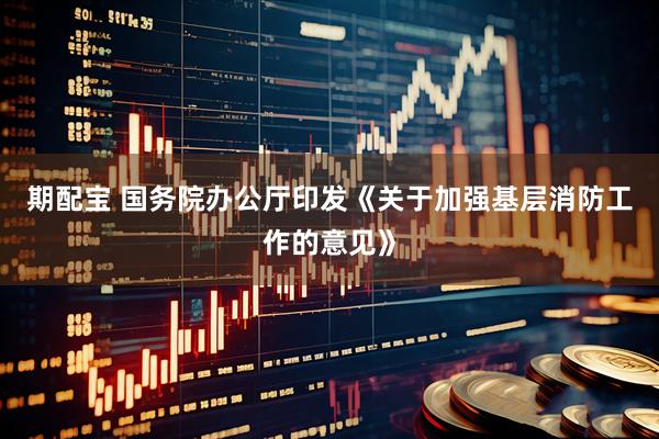期配宝 国务院办公厅印发《关于加强基层消防工作的意见》